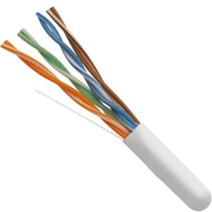 CAT5E Riser 24AWG UTP 4 Pair Solid Bare Copper UL Listed