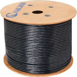 CAT5e Solid-Bare Copper Gel-Filled Core 1000ft Wooden Spool