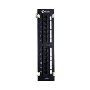 Cat6 Patch Panel 12 Ports  With Wall Mount Bracket