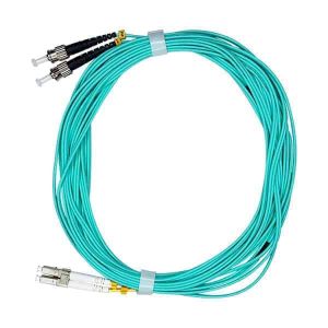 OM3 Multimode 50/125 LC to ST Duplex Fiber Optic Cable