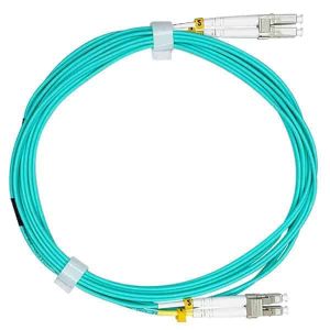 OM4 Multimode 50/125 LC to LC Duplex Fiber Optic Cable