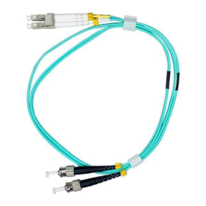 OM4 Multimode 50/125 LC to ST Duplex Fiber Optic Cable