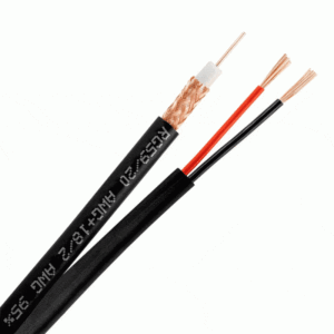 RG11 PVC | Direct Burial | Quad Shield 14AWG Solid CCS Conductor with Aluminum Foil Shield & 60% Aluminum Braid 1000ft Wooden Spool