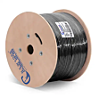 Cat6a Plenum Bare Copper Wooden Spool 1000ft