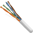 CAT5E Riser 24AWG UTP 4 Pair Solid Bare Copper UL Listed