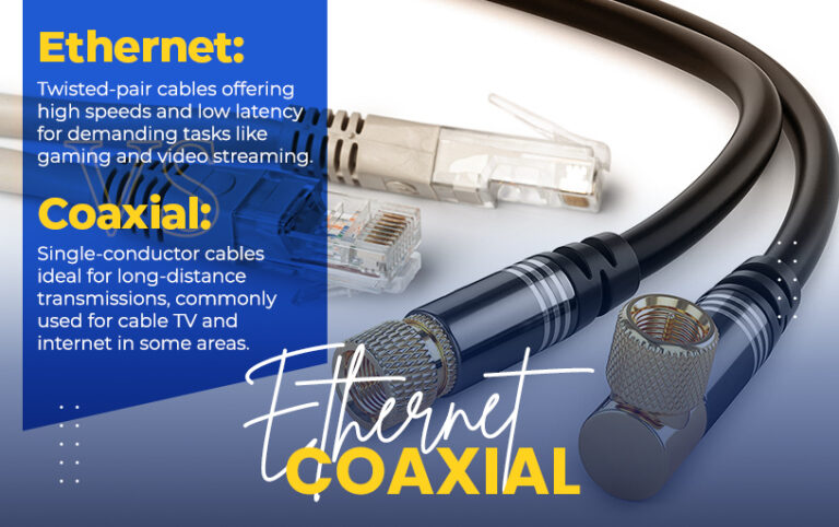 Difference Between Coaxial Cables vs Ethernet Cables